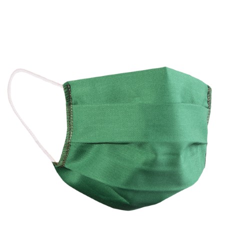 masca verde reutilizabila cu pliuri